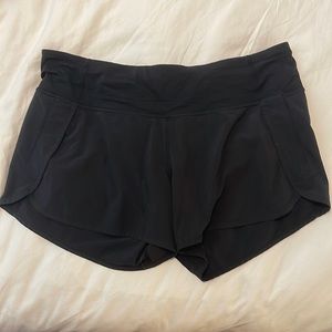 Black lululemon shorts